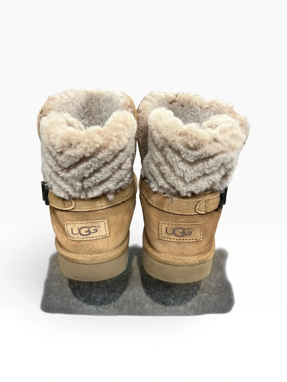 UGG Adria Chestnut Mini Boots Size 8.5